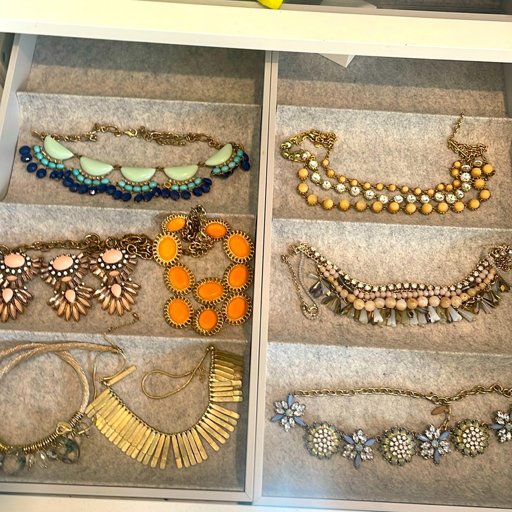 Statement necklaces! $8/each or all for $40